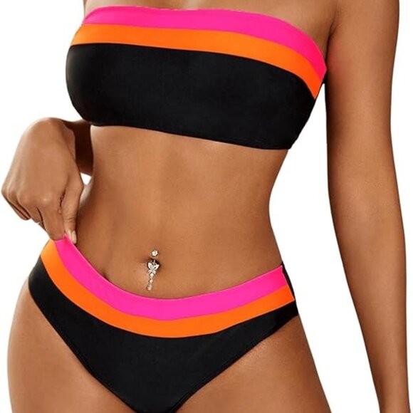 Triangle Bikini Set Two Piece - Picture 2 of 5